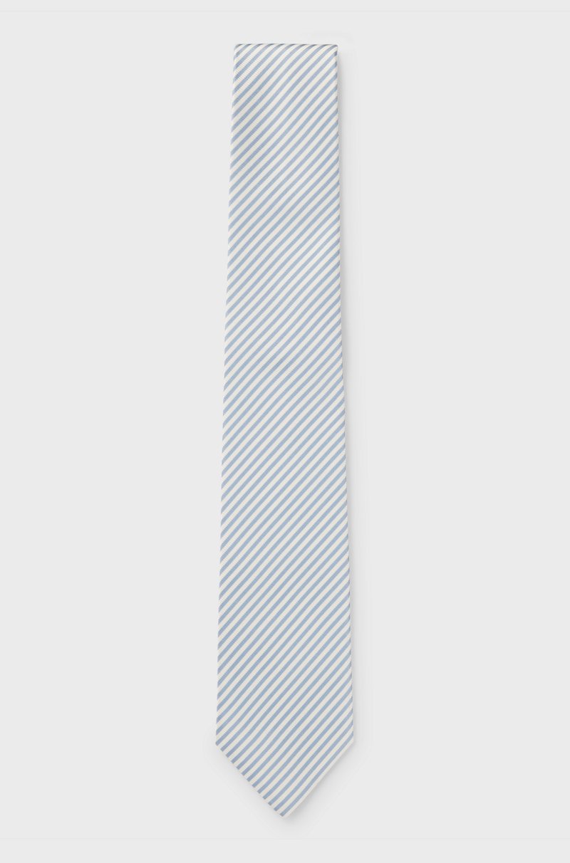 Hugo Boss Corbata a rayas diagonales en seda italiana