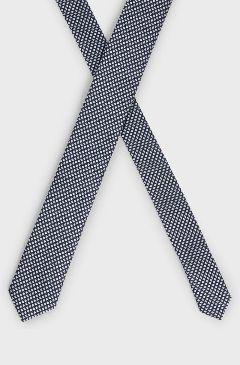 Hugo Boss Corbata Con Motivo Geométrico En Jacquard De Mezcla De Seda