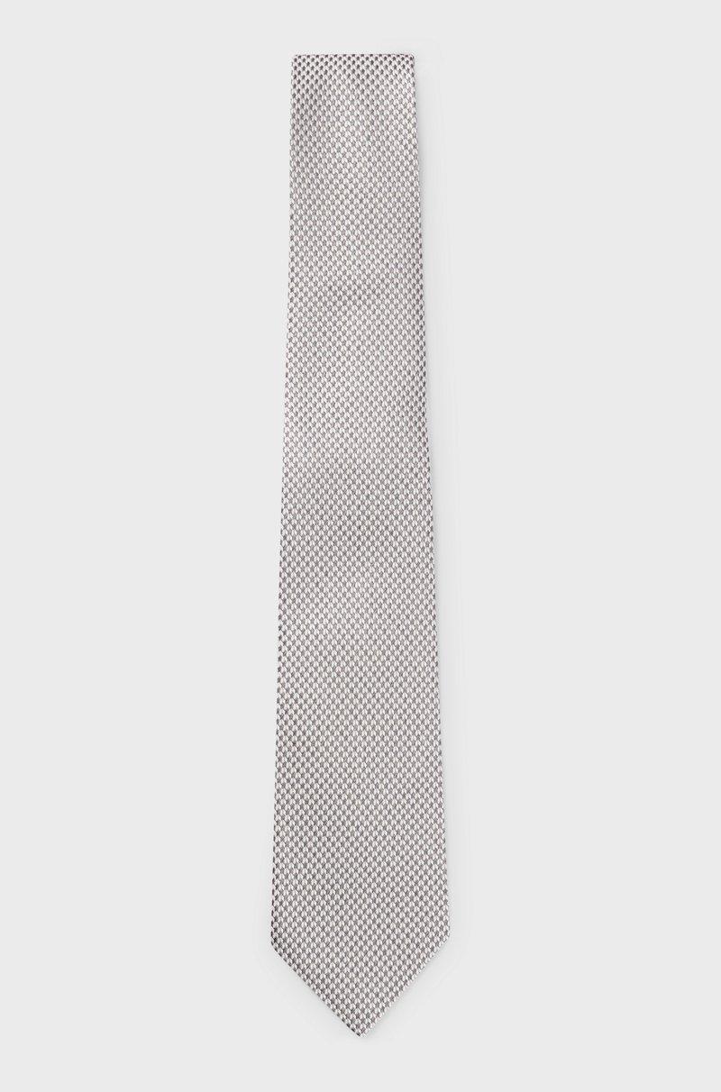 Hugo Boss Corbata confeccionada en Italia en jacquard de seda con dibujo