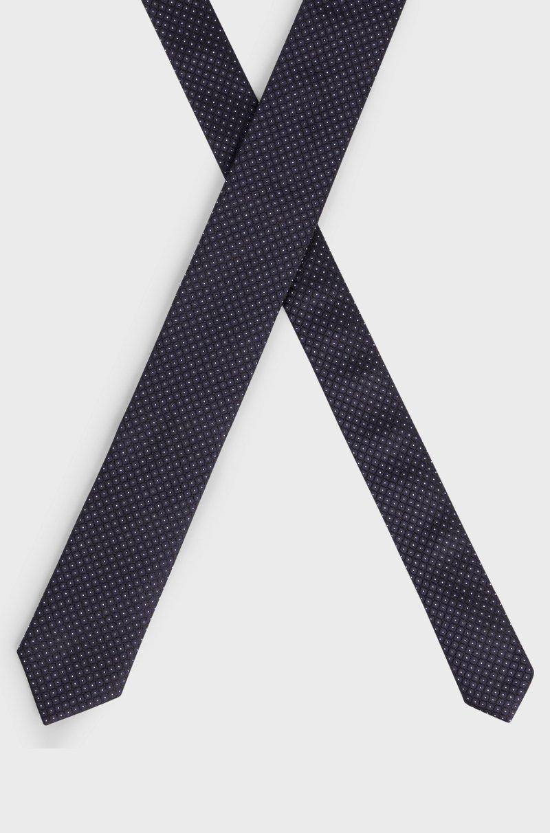 Hugo Boss Corbata De Jacquard De Seda Con Estampado Geométrico