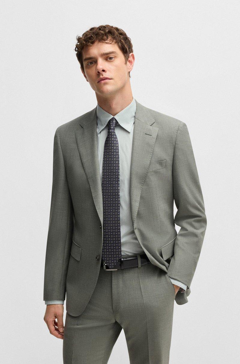 Hugo Boss Corbata De Jacquard En Seda Italiana Estampada