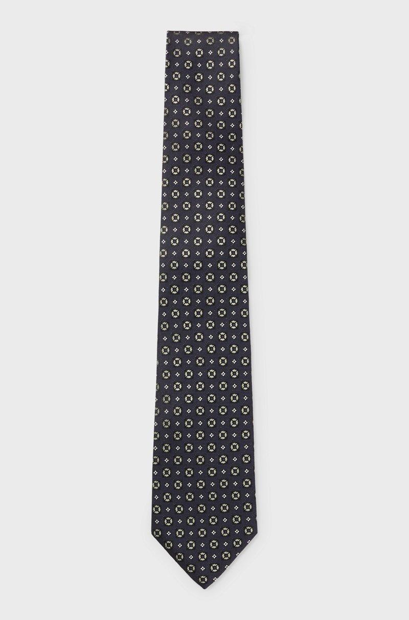 Hugo Boss Corbata de jacquard en seda italiana estampada