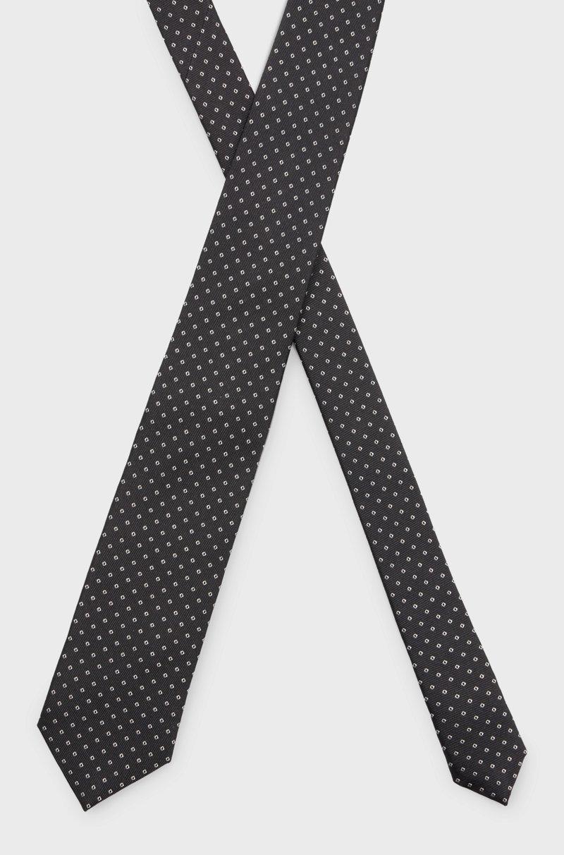 Hugo Boss Corbata De Mezcla De Seda Con Dibujo Tejido En Jacquard