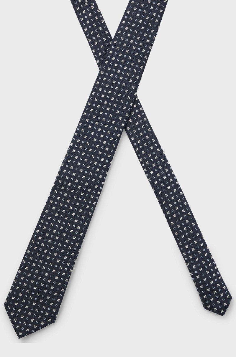 Hugo Boss Corbata De Mezcla De Seda Con Estampado En Jacquard