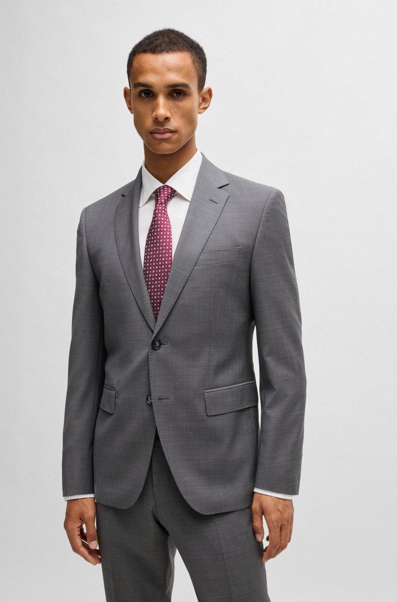 Hugo Boss Corbata De Mezcla De Seda Con Estampado En Jacquard