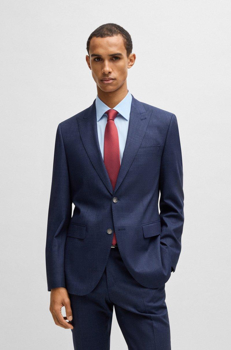 Hugo Boss Corbata De Mezcla De Seda Con Estampado En Jacquard