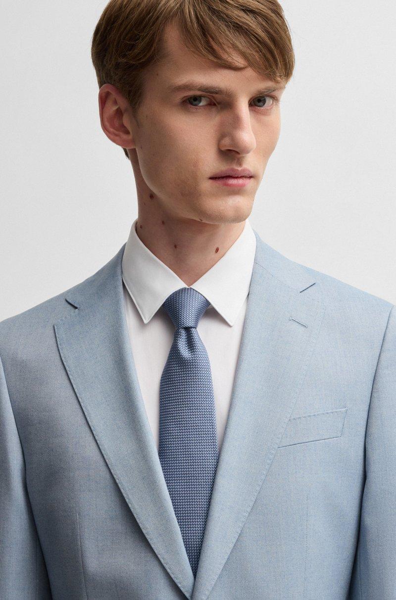 Hugo Boss Corbata De Mezcla De Seda Con Estampado En Jacquard