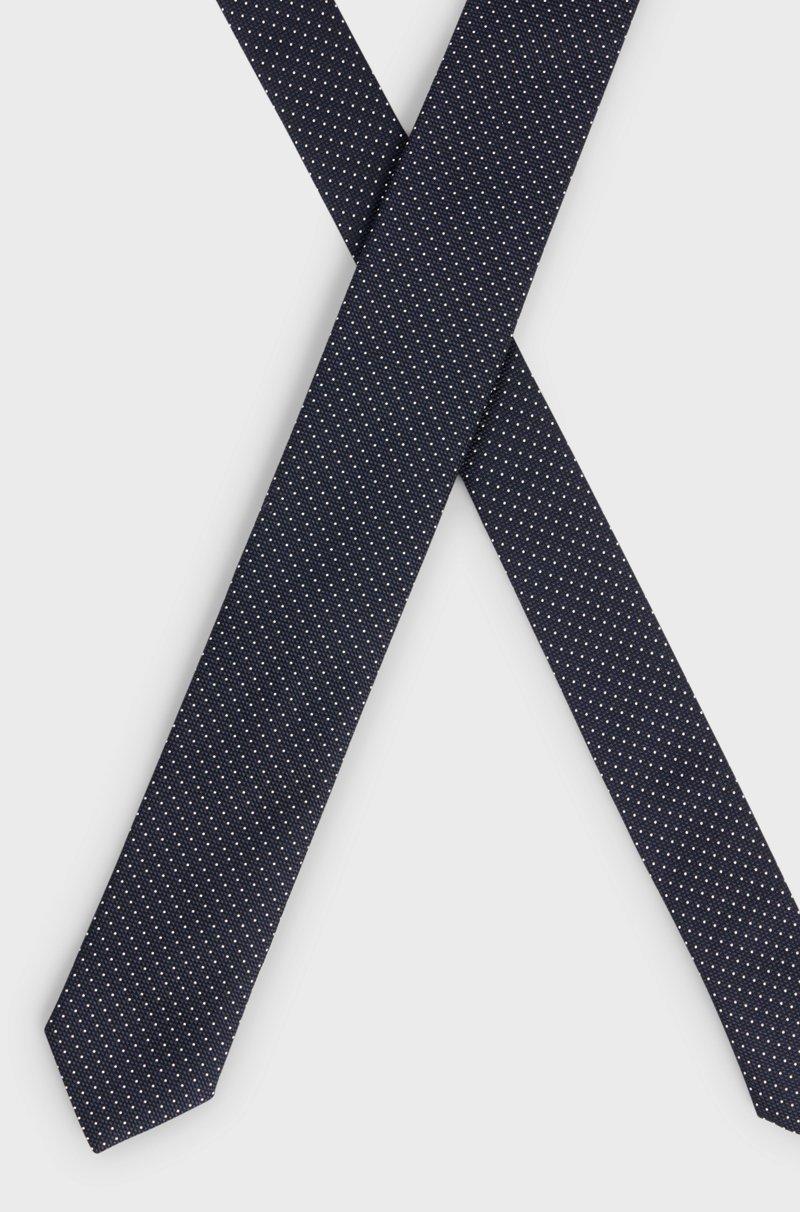 Hugo Boss Corbata De Mezcla De Seda Con Microlunares De Jacquard
