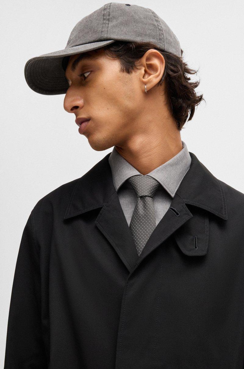 Hugo Boss Corbata De Mezcla De Seda Con Microlunares De Jacquard