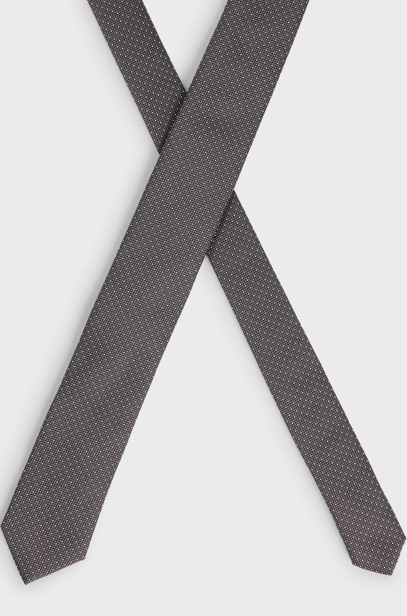 Hugo Boss Corbata De Mezcla De Seda Con Microlunares De Jacquard