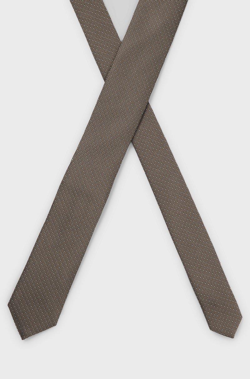 Hugo Boss Corbata De Mezcla De Seda Con Microlunares De Jacquard
