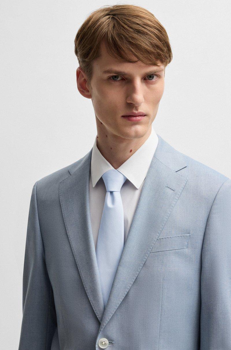 Hugo Boss Corbata En Jacquard De Seda Con Microestampado