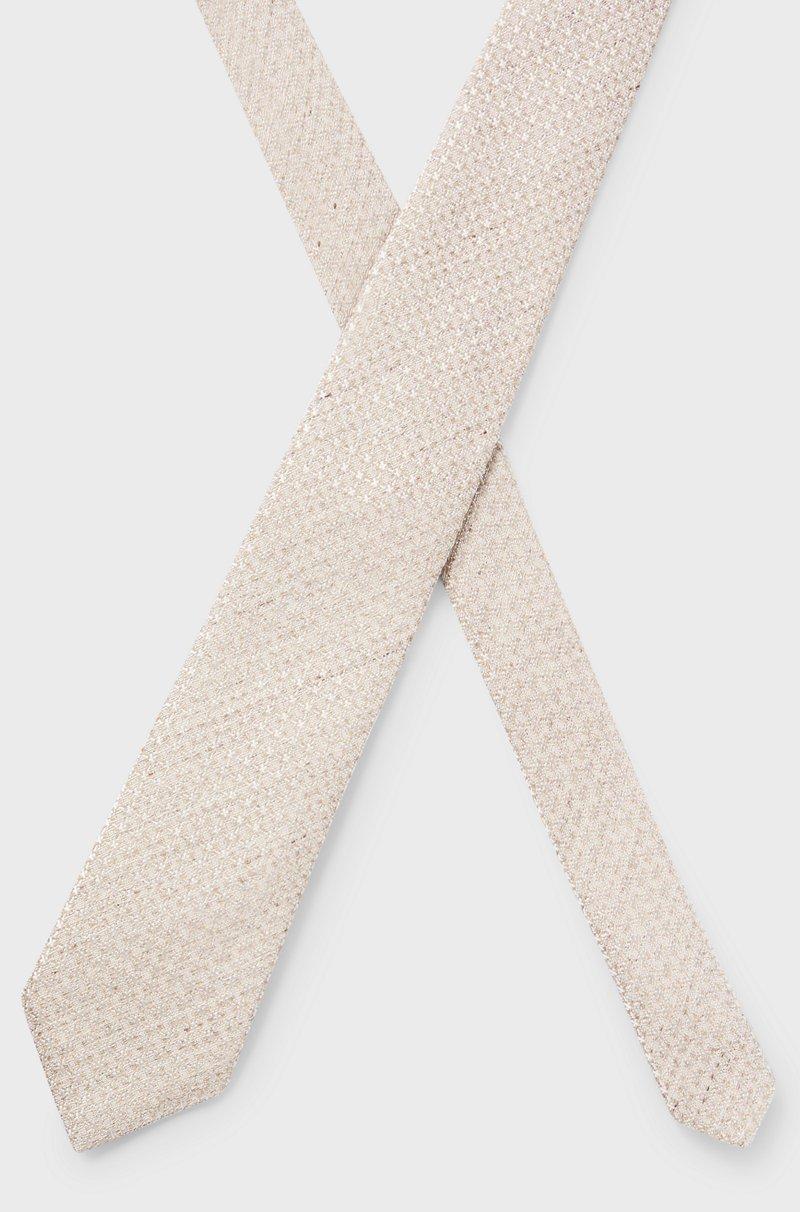 Hugo Boss Corbata En Jacquard De Seda Confeccionada En Italia Con Efecto Mouliné
