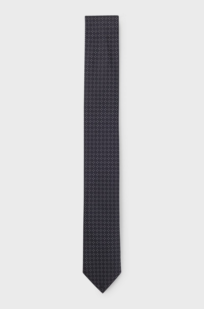 Hugo Boss Corbata Formal Con Estampado Integral En Jacquard