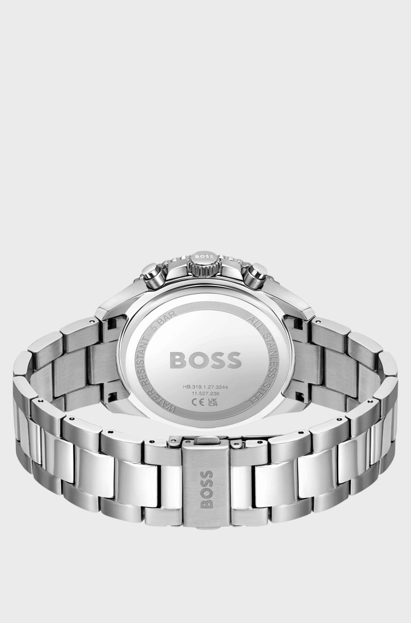 Hugo Boss Cronógrafo Con Esfera Azul Y Pulsera De Eslabones
