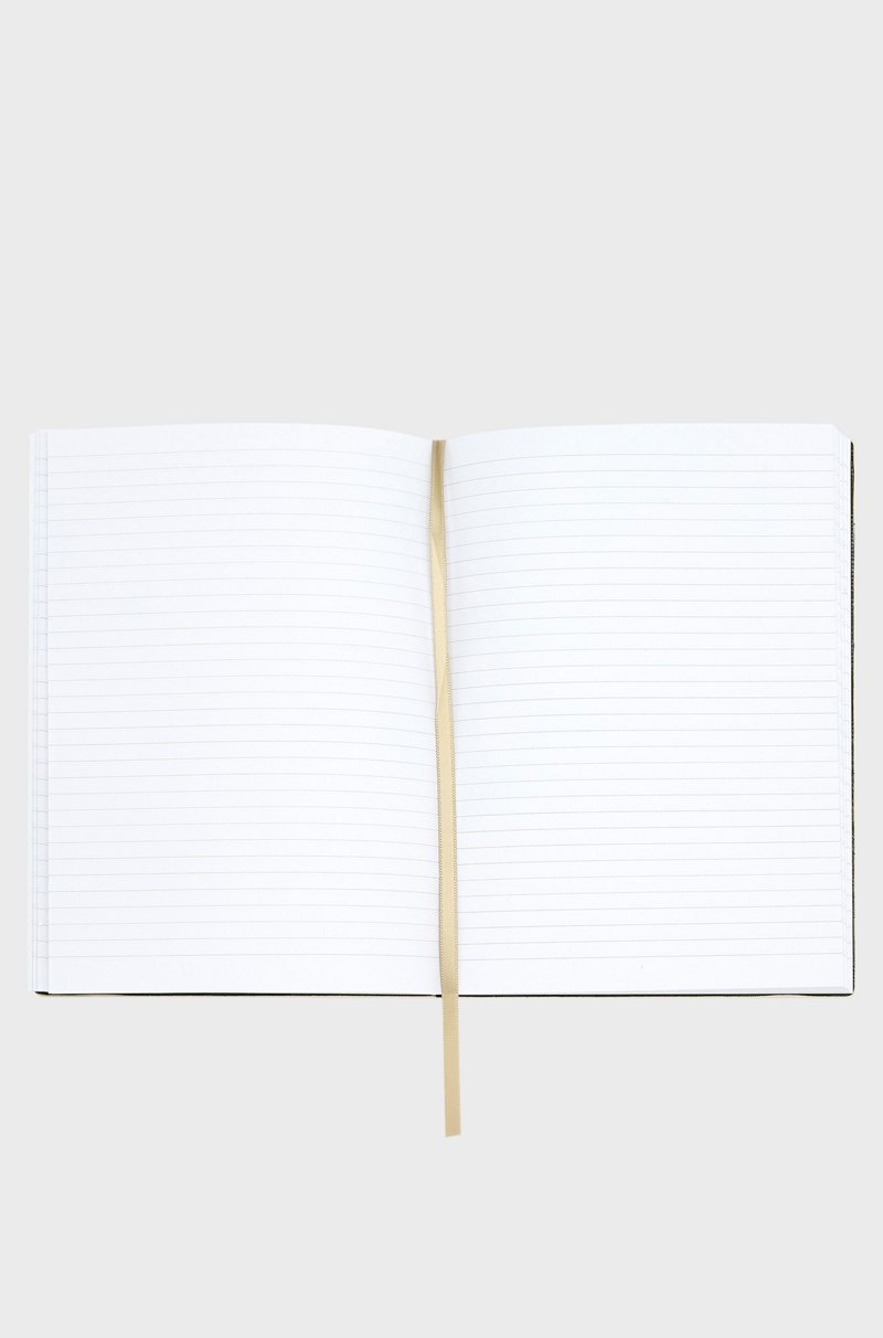 Hugo Boss Cuaderno A5 De Color Crema Con Estampado De Monogramas