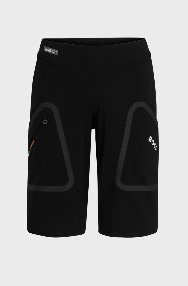 Hugo Boss Culote BOSS x ASSOS regular fit de estilo cargo con detalle de la marca