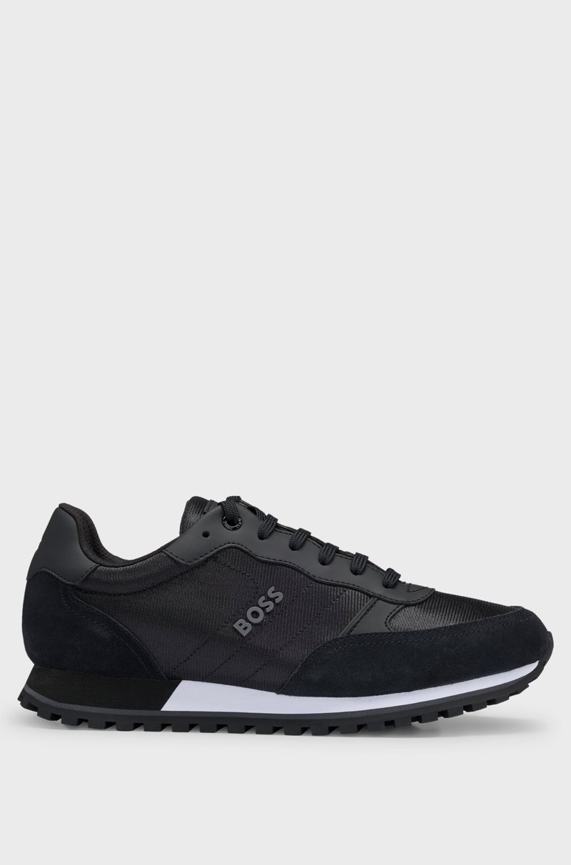 Hugo Boss Deportivas Con Apliques De Piel Sintética Inspiradas En Las Zapatillas De Correr