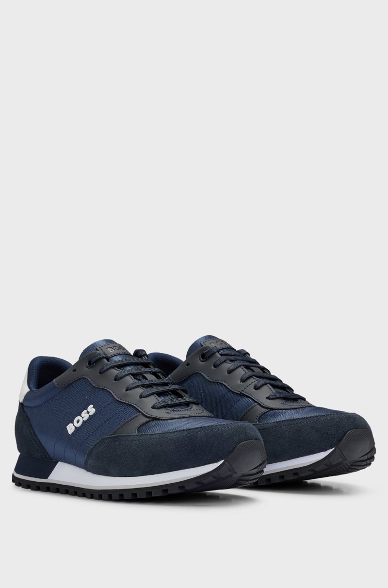 Hugo Boss Deportivas con apliques de piel sintética inspiradas en las zapatillas de correr