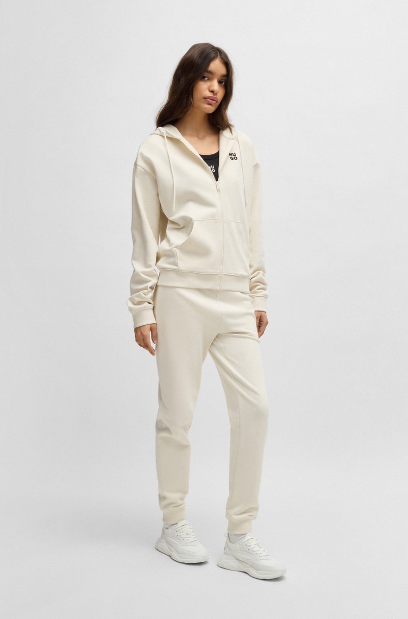 Hugo Boss Deportivas Con Cordones De Materiales Mixtos Con Logo En El Contrafuerte