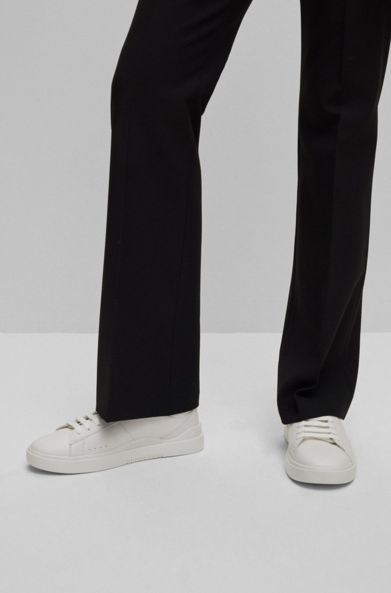 Hugo Boss Deportivas Con Cordones Suela Tipo Cupsole Y Empeine De Piel