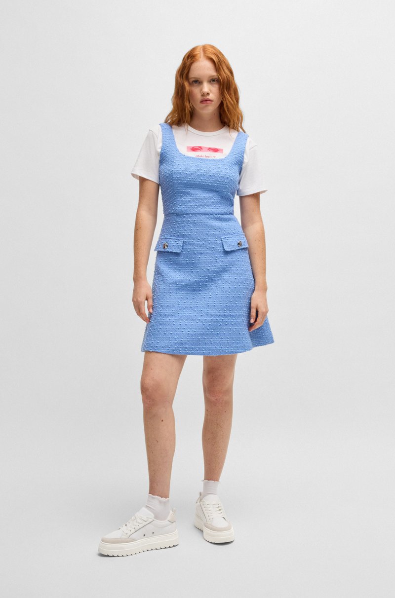 Hugo Boss Deportivas Con Plataforma Y Ribetes De Ante