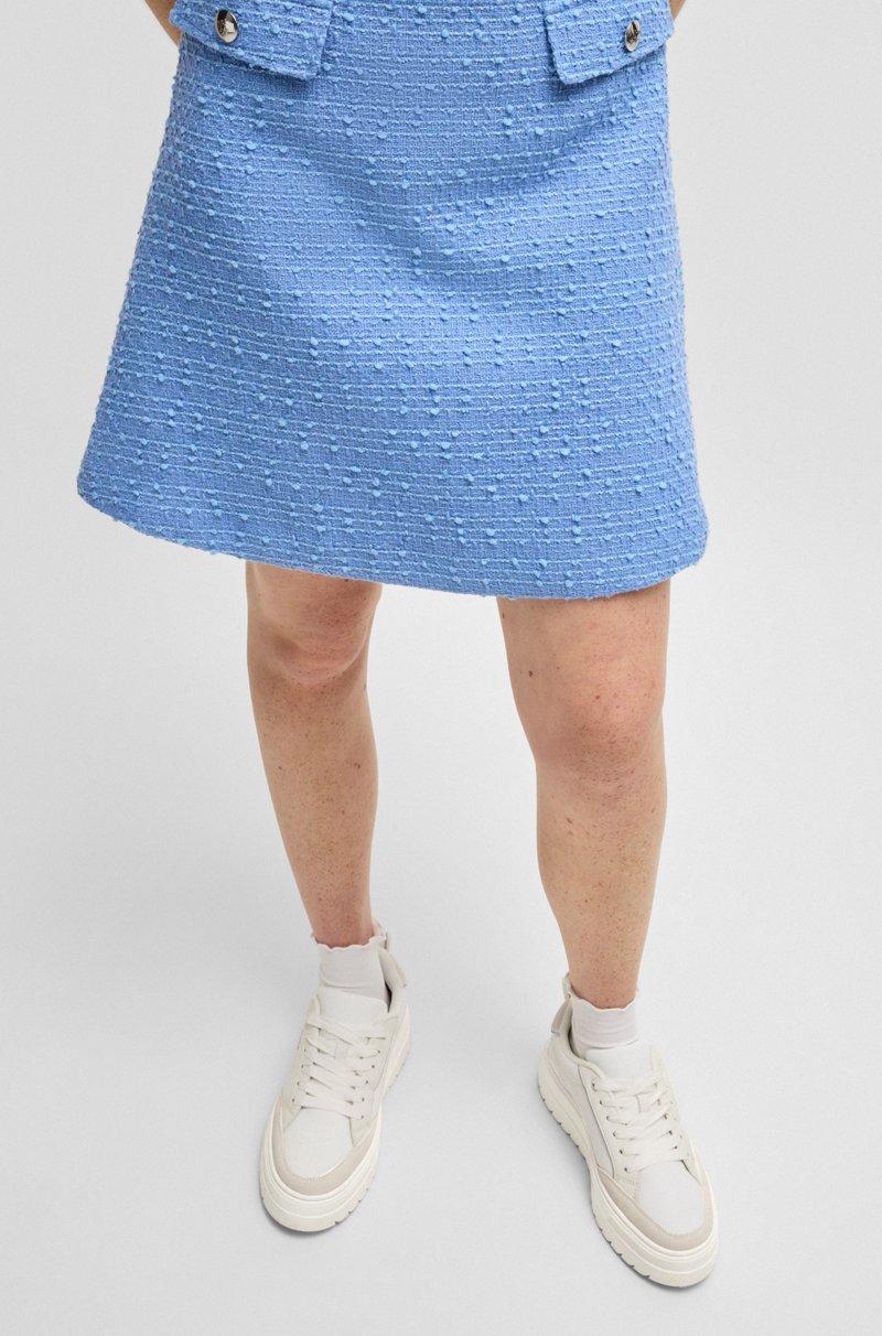 Hugo Boss Deportivas Con Plataforma Y Ribetes De Ante