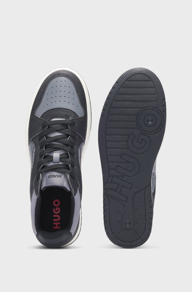 Hugo Boss Deportivas De Caña Baja En Piel Sintética