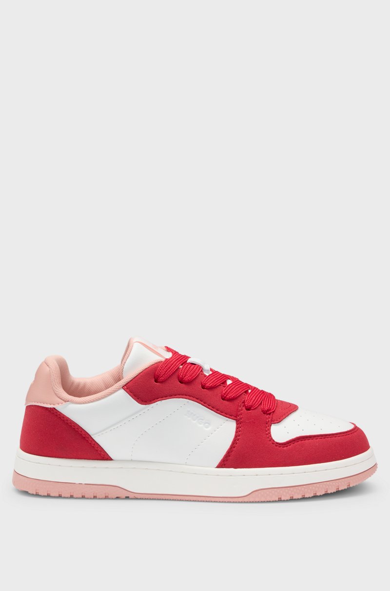 Hugo Boss Deportivas De Diferentes Materiales Con Detalles De Logos