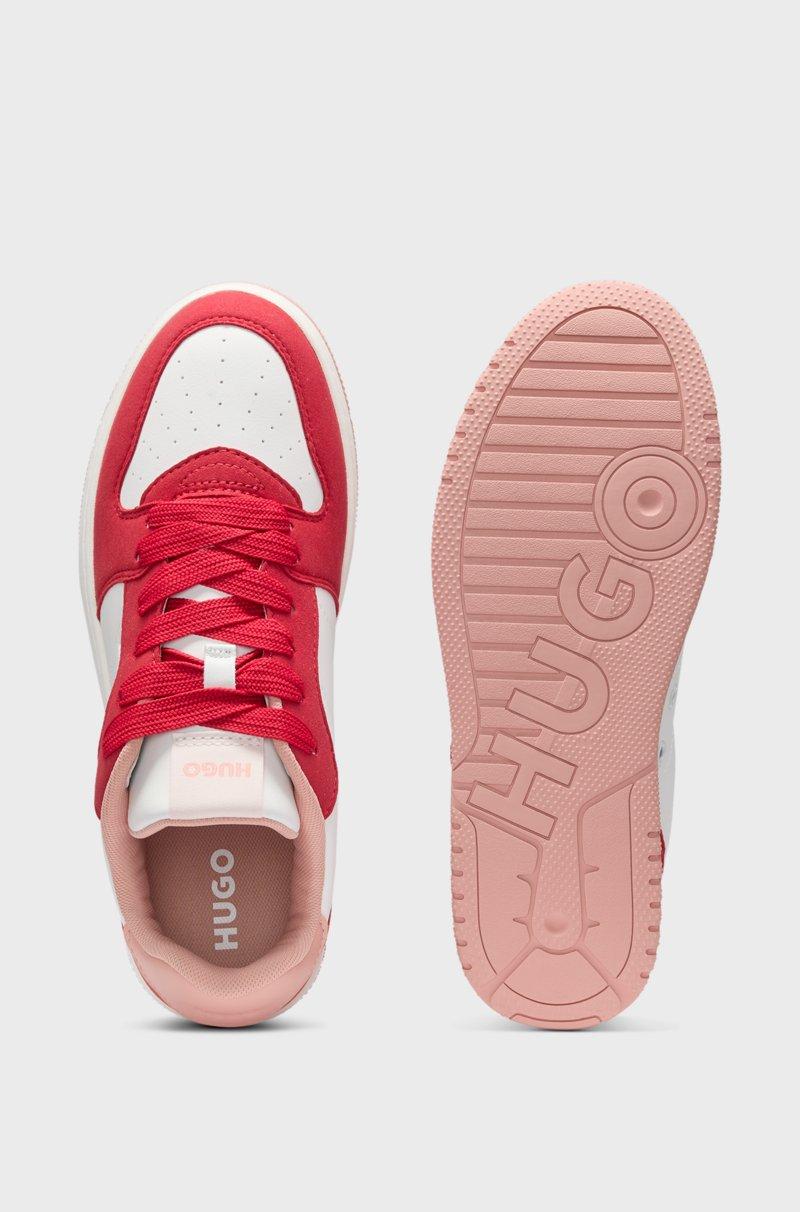 Hugo Boss Deportivas De Diferentes Materiales Con Detalles De Logos