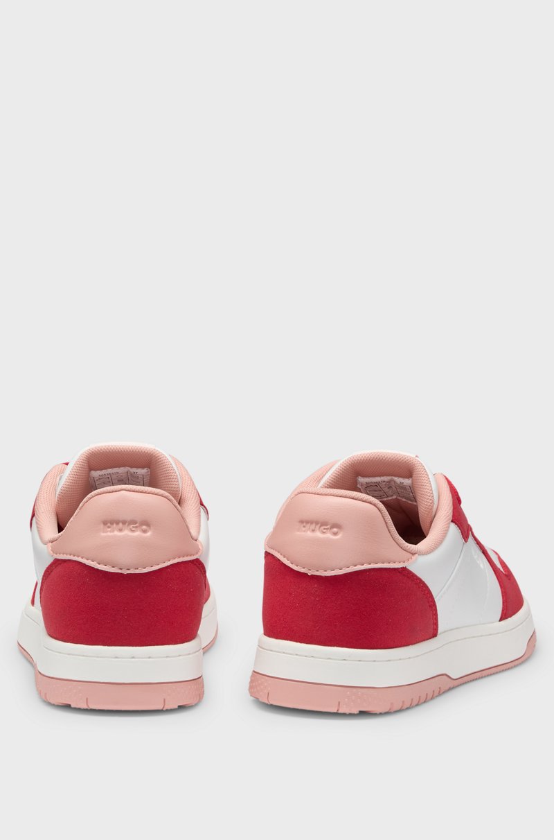 Hugo Boss Deportivas De Diferentes Materiales Con Detalles De Logos