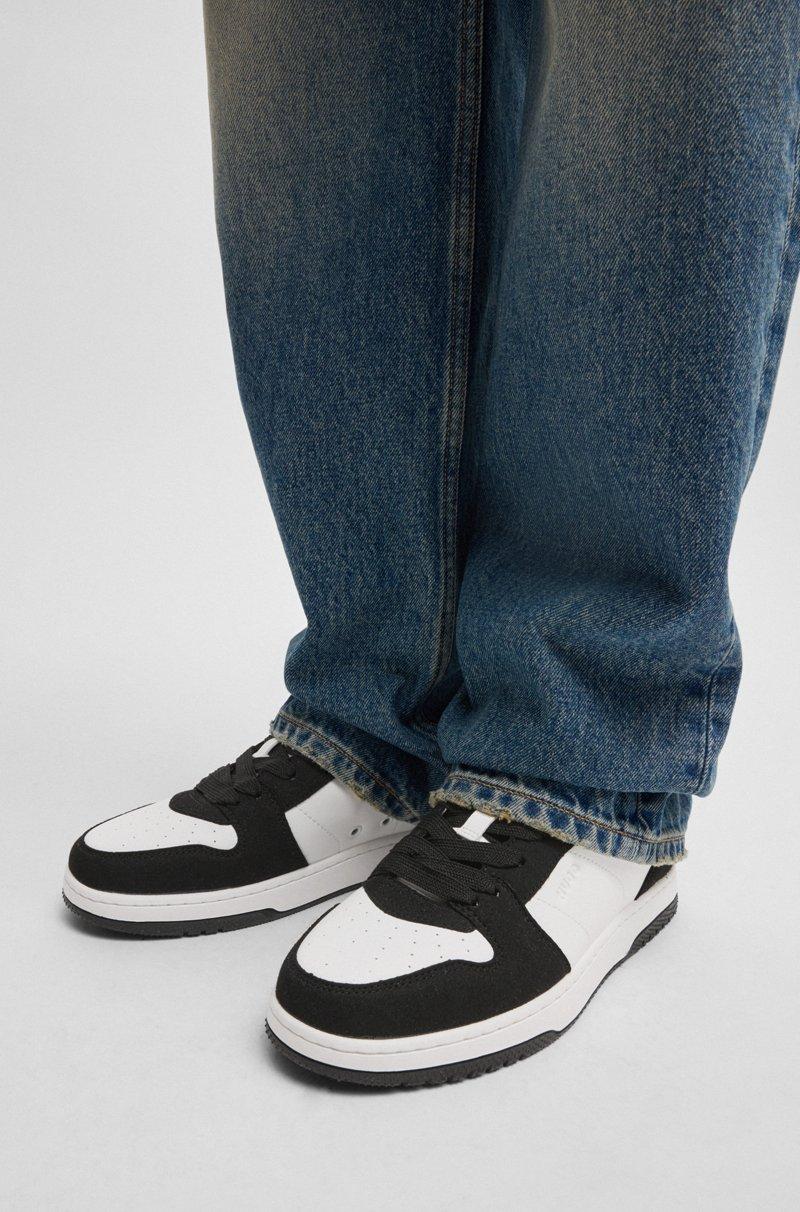 Hugo Boss Deportivas De Diferentes Materiales Con Detalles De Logos