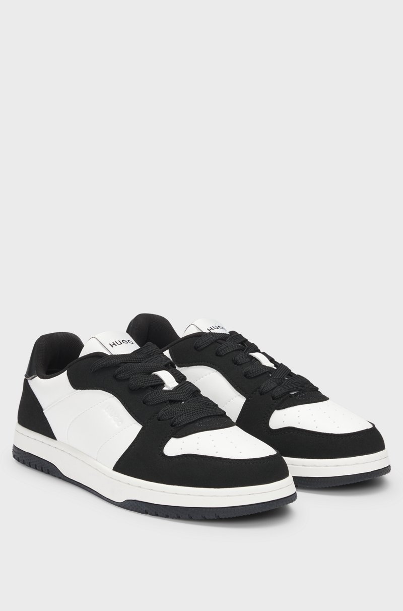 Hugo Boss Deportivas de diferentes materiales con detalles de logos