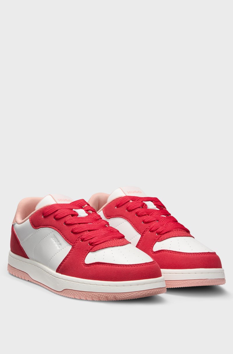 Hugo Boss Deportivas de diferentes materiales con detalles de logos