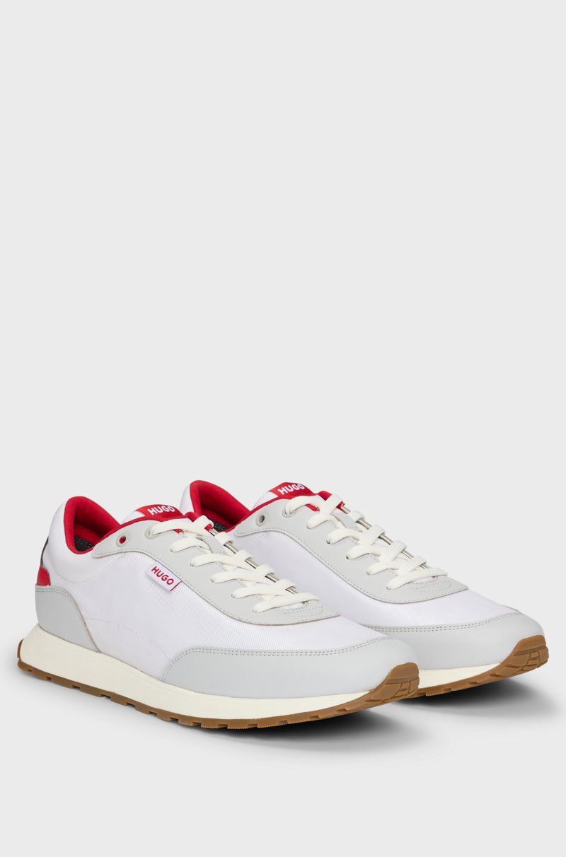 Hugo Boss Deportivas de diferentes materiales con etiqueta con logo