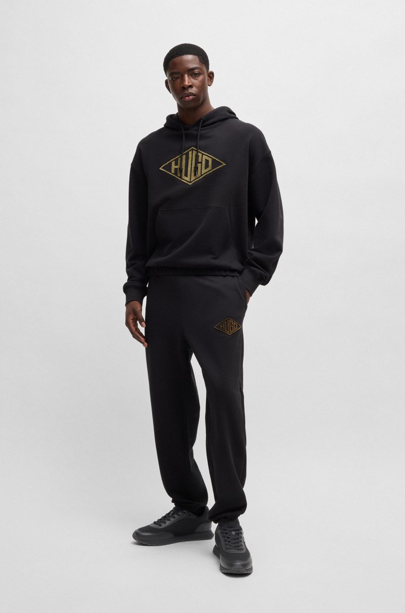 Hugo Boss Deportivas De Efecto Punto Con Ribetes De Piel Sintética