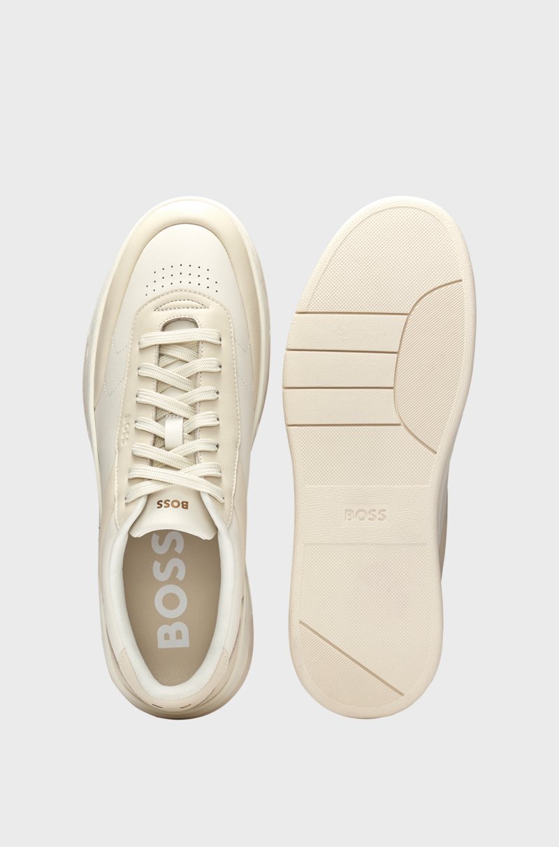 Hugo Boss Deportivas De Estilo Baloncesto En Piel De Dos Tonos