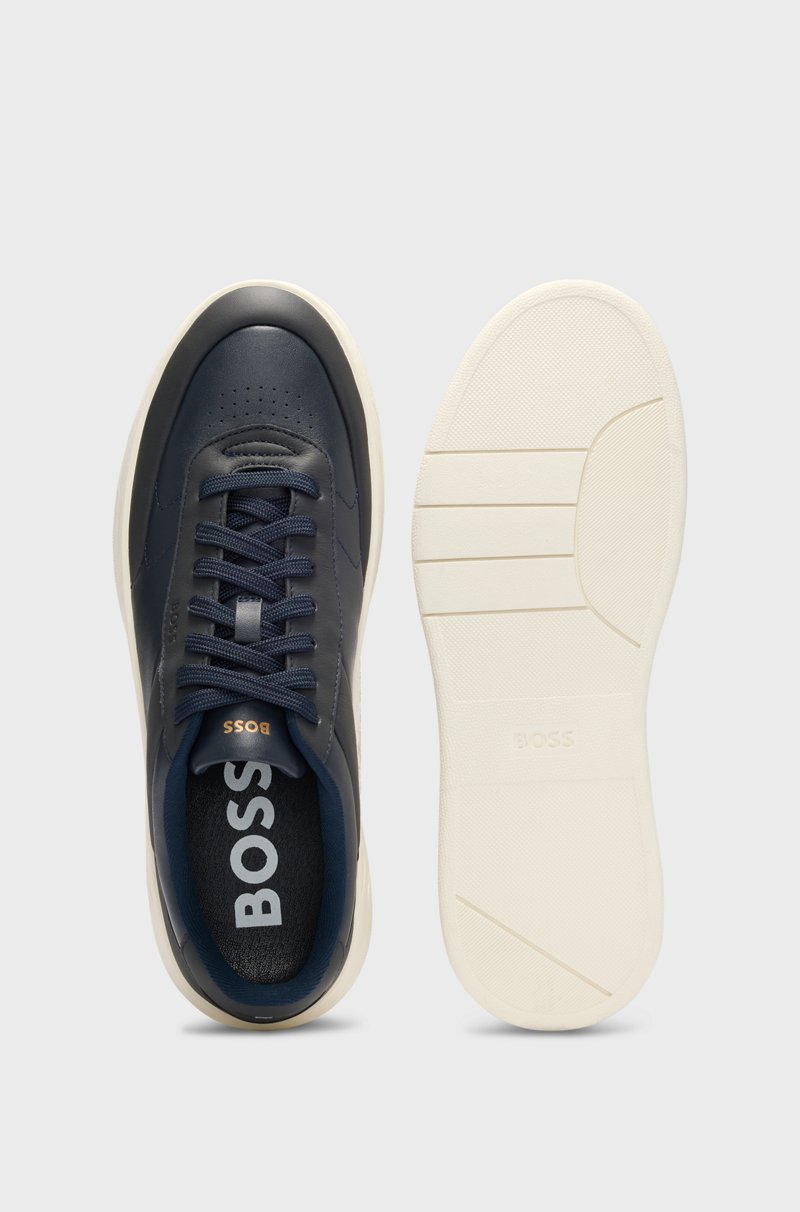Hugo Boss Deportivas De Estilo Baloncesto En Piel De Dos Tonos