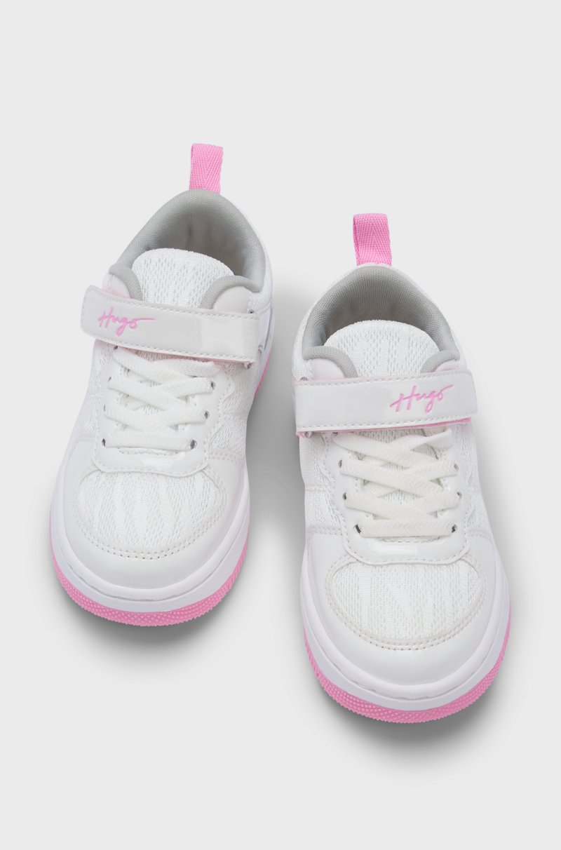 Hugo Boss Deportivas De Malla Y Piel Sintética Para Niños