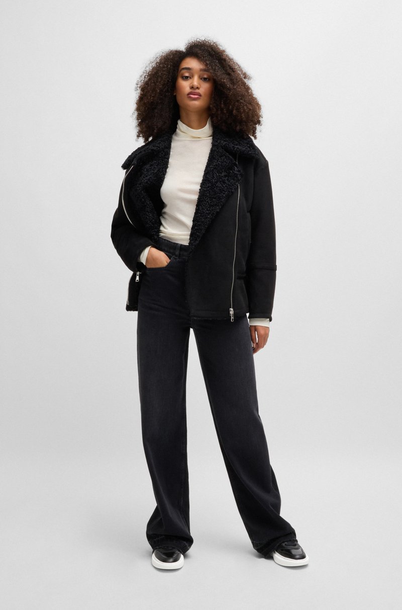 Hugo Boss Deportivas De Materiales Mixtos Con Detalles De Charol Arrugado