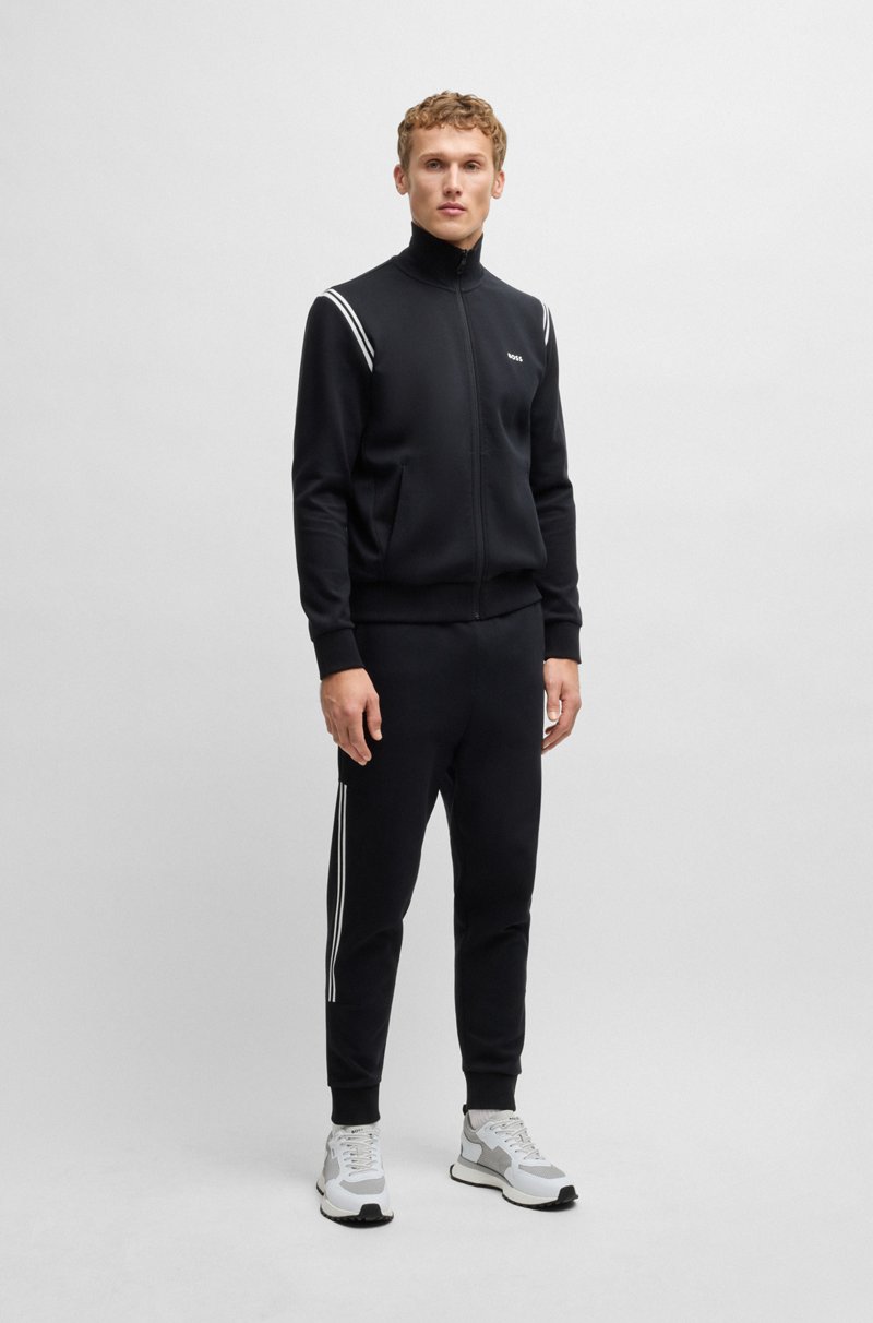 Hugo Boss Deportivas De Mezcla De Materiales Con Detalles De Malla Y De La Marca