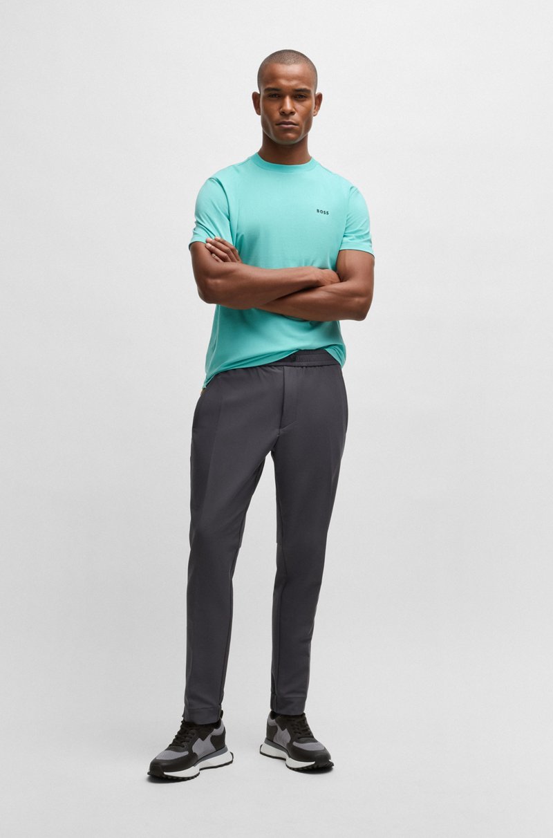 Hugo Boss Deportivas De Mezcla De Materiales Con Detalles De Malla Y De La Marca