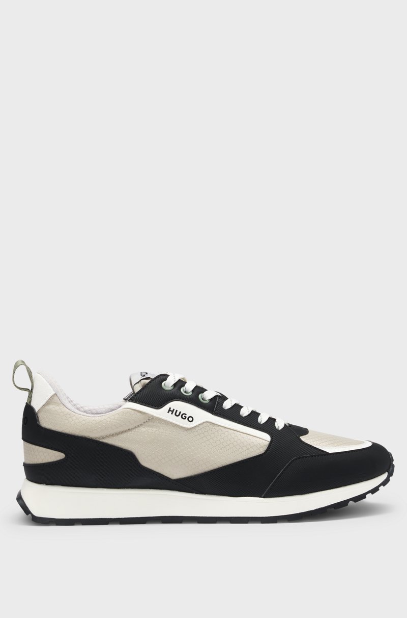 Hugo Boss Deportivas De Mezcla De Materiales Con Tejido Antidesgarros Y Piel Sintética