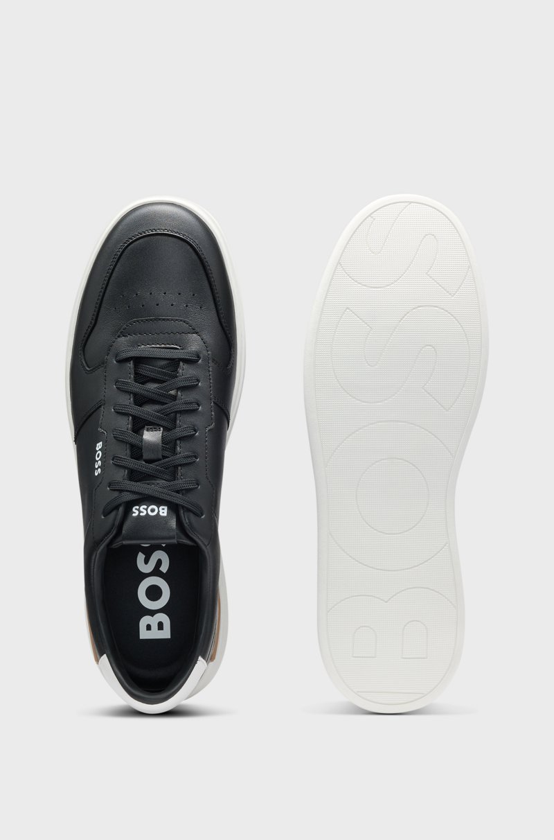 Hugo Boss Deportivas De Piel Con Detalle De Raya De La Marca