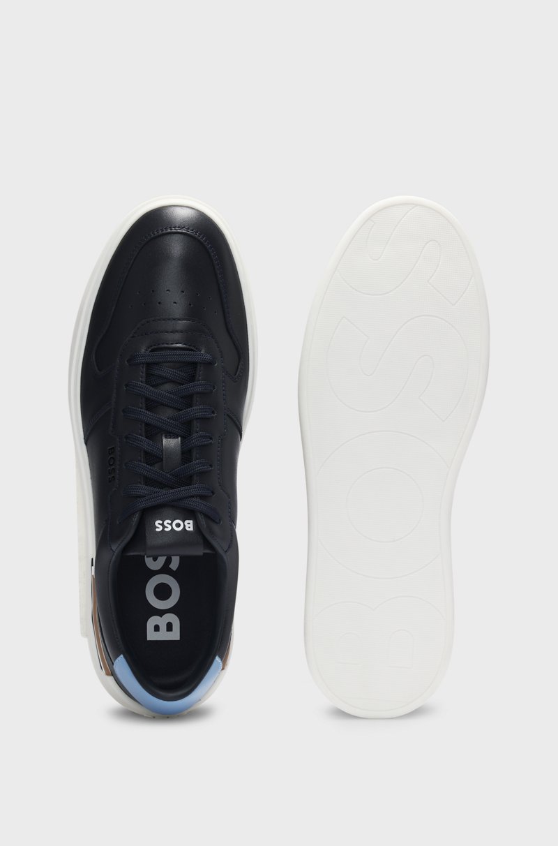 Hugo Boss Deportivas De Piel Con Detalle De Raya De La Marca