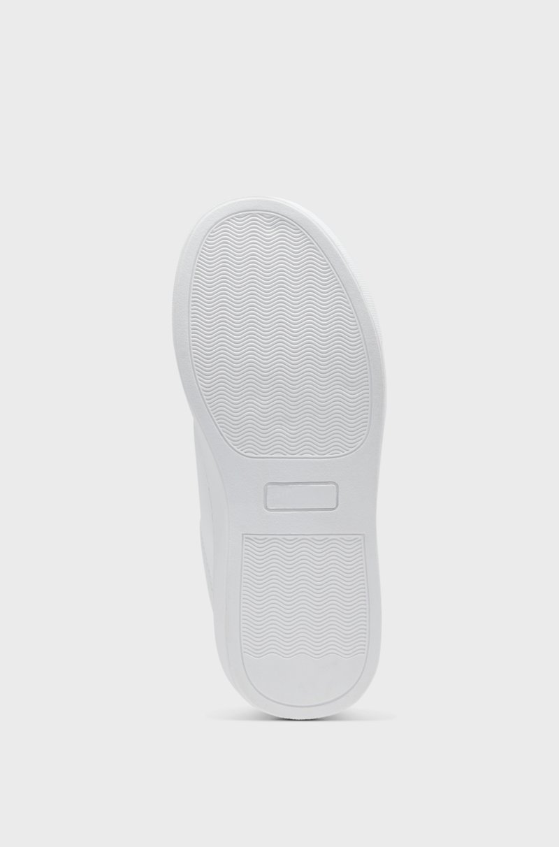 Hugo Boss Deportivas De Piel Para Niños Con Logo Estampado