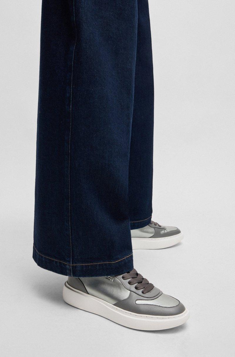 Hugo Boss Deportivas De Piel Sintética Con Detalles Plateados