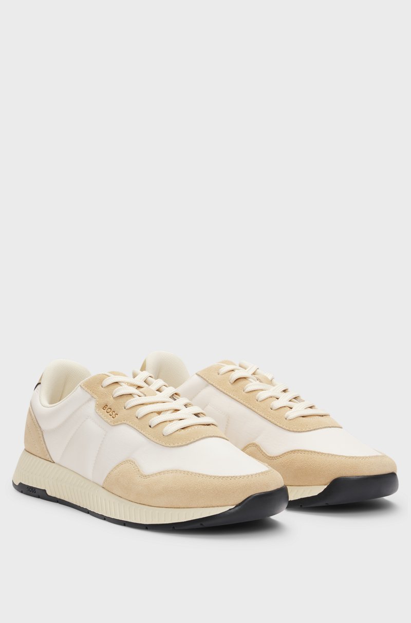 Hugo Boss Deportivas en diferentes materiales con ribetes de ante