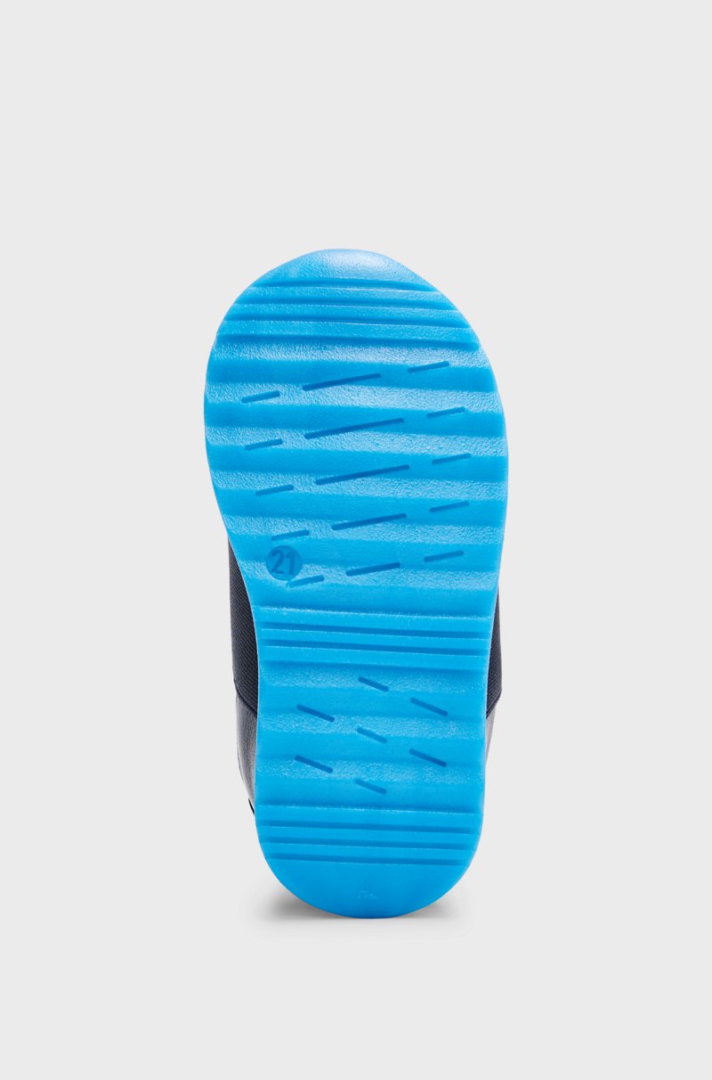 Hugo Boss Deportivas En Piel Y Malla Para Niños Con Correa De La Marca