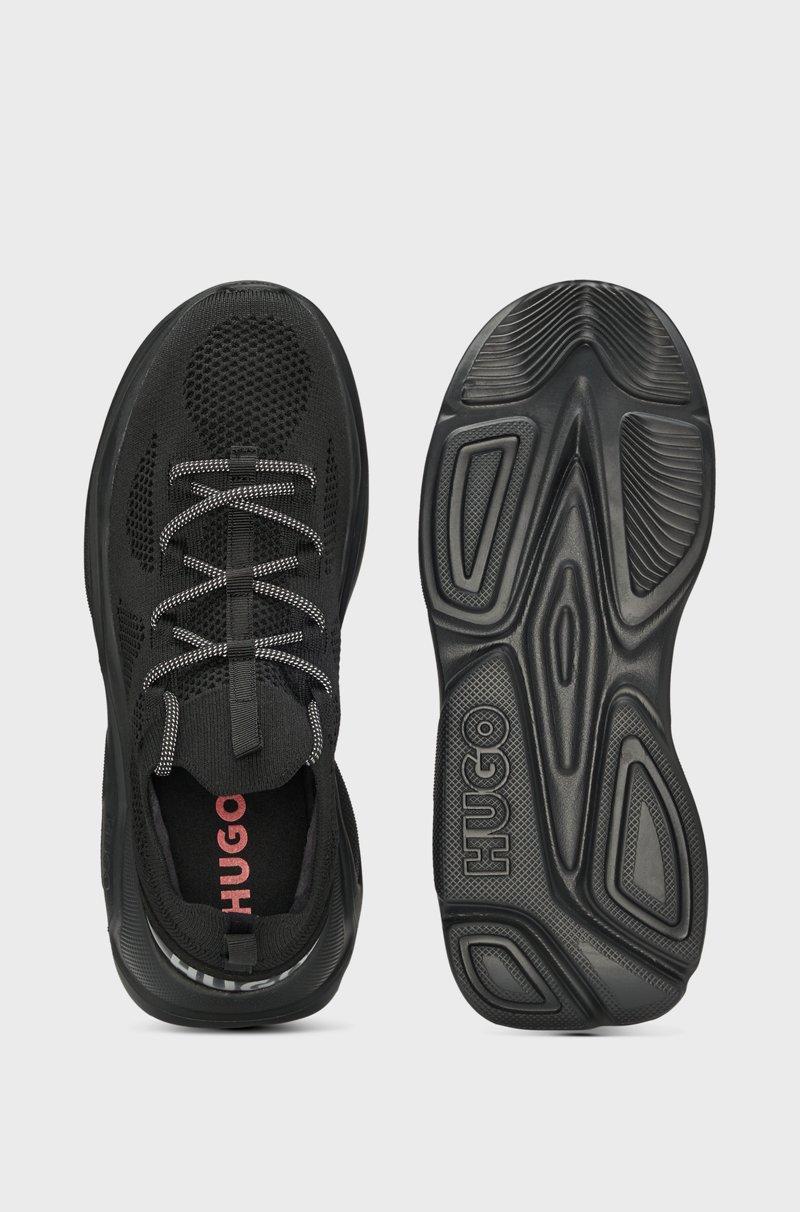 Hugo Boss Deportivas Estilo Running Con Empeines De Punto Y Detalle De La Marca En Relieve